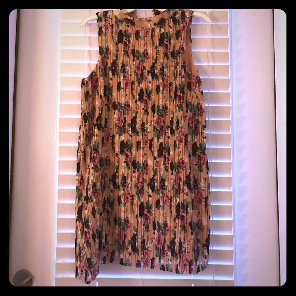 Shift mini blush dress